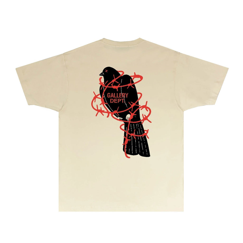 Gallery Dept T Shirt Retro Printed Loose Short-Sleeved Shirt (part2)