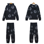 Denim Tears Outfit:Hoodie/Sweatpants (Separate Purchase Options) Casual Pants