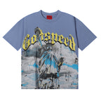 Godspeed T-shirts Free Muse Printed Cotton Casual Short Sleeves Men and Women