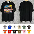 Rhude T-shirts Printed Trendy Pure Cotton