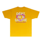 Gallery Dept T Shirt Retro Printed Loose Short-Sleeved Shirt