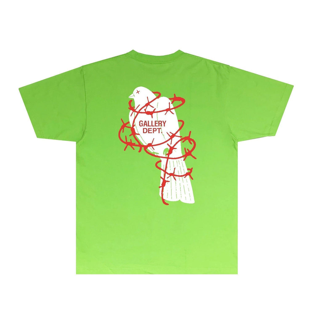 Gallery Dept T Shirt Retro Printed Loose Short-Sleeved Shirt (part2)