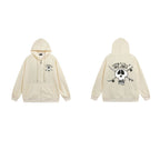Stussy Hoodie Zip-Up Cardigan Fleece Hooded Sweater