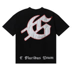 Godspeed T-shirts Skull Baseball Players Printed Cotton Casual Short Sleeves Men and Women