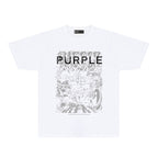 PURPLE  fashion T-shirt