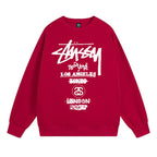 Stussy Sweatshirts Autumn/Winter Fleece Couple Sweatshirts