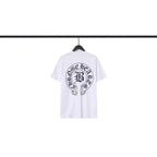 Chrome Heart T Shirts Sanskrit Cross Print Loose Short Sleeve T-Shirt