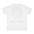 Chrome Heart T Shirts Croix Sanskrit Cross Horseshoe Old T-Shirt