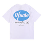 Rhude T-shirt Micro Eagle Letter Print Short Sleeve T-shirt