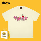 Drew T-shirts Short Sleeve English Printed T-shirt