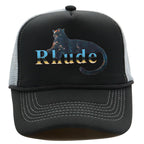Rhude Hat Mesh Cap Animal Print Mesh Baseball Cap