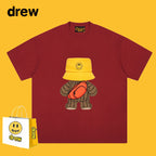 Drew T-shirts Teddy Bear Smiley Printed T-shirt