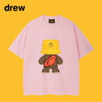 Drew T-shirts Teddy Bear Smiley Printed T-shirt