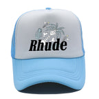 Rhude Hat Fashion Net Cap Hip Hop Baseball Cap