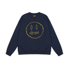 Drew House Sweatshirts Unisex Sketch Smiley Face Crew Neck Sweater