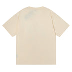 Rhude T-shirt Art Abstract Design Printed Short Sleeve T-shirt