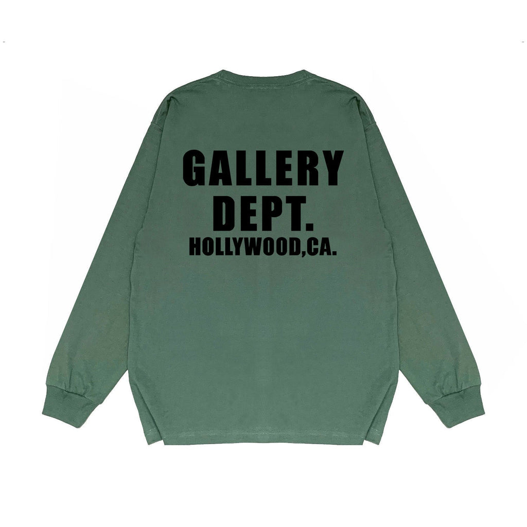 Gallery Dept Long Sleeved Shirt Fashion Brand Long Sleeve Long-Sleeved T-shirt Blouse