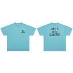Gallery Dept T-Shirt Alphabet Slogan Short Sleeve T-Shirt
