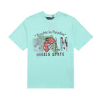 Palm Angels T-shirt Skull Letter Print Short Sleeve T-shirt