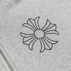 Chrome Heart Hoodie Crowe Hooded Sweater Cardigan Zip Long Sleeve Jacket
