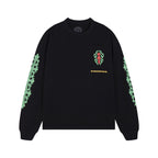 Chrome Heart T Shirts Rose Cross Vine Sword Long Sleeve