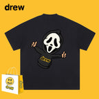 Drew T-shirts Short-Sleeved Clothes Smiley Face Short Sleeve round Neck