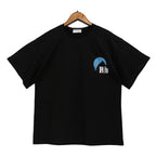 Rhude T-shirt Classic Sunset Theme Printed Short Sleeve T-shirt