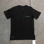 Chrome Heart T Shirts CH Horseshoe Croix Cross Sanskrit Casual Short Sleeve T-Shirt