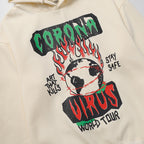 Gallery Dept Hoodie Flame Earth Fleece Hoodie Sweater