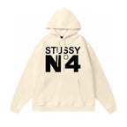 Stussy Hoodie Fall/Winter Fleece Hooded Sweater