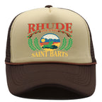 Rhude Hat Couple Sun Hat Fashion Casual Baseball Cap