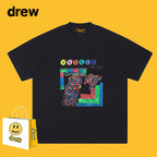 Drew T-shirts Graffiti Printing T-shirt