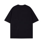 Chrome Heart T Shirts Versatile Casual Loose Print Embroidery T-Shirt Sleeves