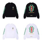 Chrome Heart T Shirts Rose Cross Vine Sword Long Sleeve