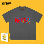Drew T-shirts Printed Smiley T-shirt Loose