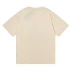 Rhude T-shirt Micro Label Letter Retro Printed Short Sleeve T-shirt