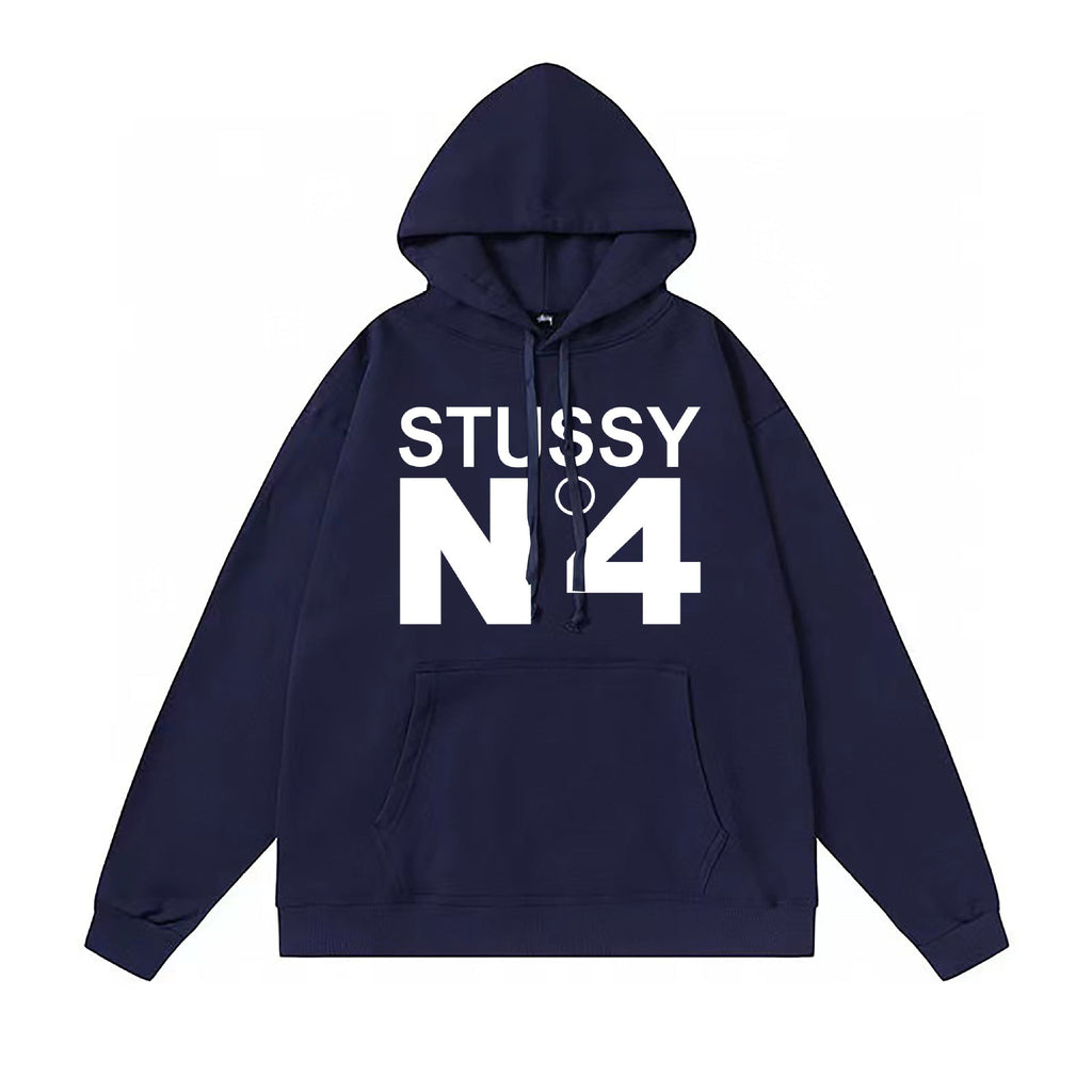 Stussy Hoodie Fall/Winter Fleece Hooded Sweater