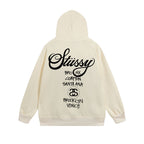 Stussy Hoodie Zip Cardigan Hooded Sweater