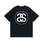 Stussy T-Shirts Casual Loose Couple T-Shirts