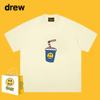 Drew T-shirts Short Sleeve Cola Loose Men