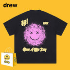 Drew T-shirts Short-Sleeved Clothes T-shirt Anime Smiley