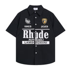 Rhude T-shirt Short Sleeve Shirt Casual Shirt