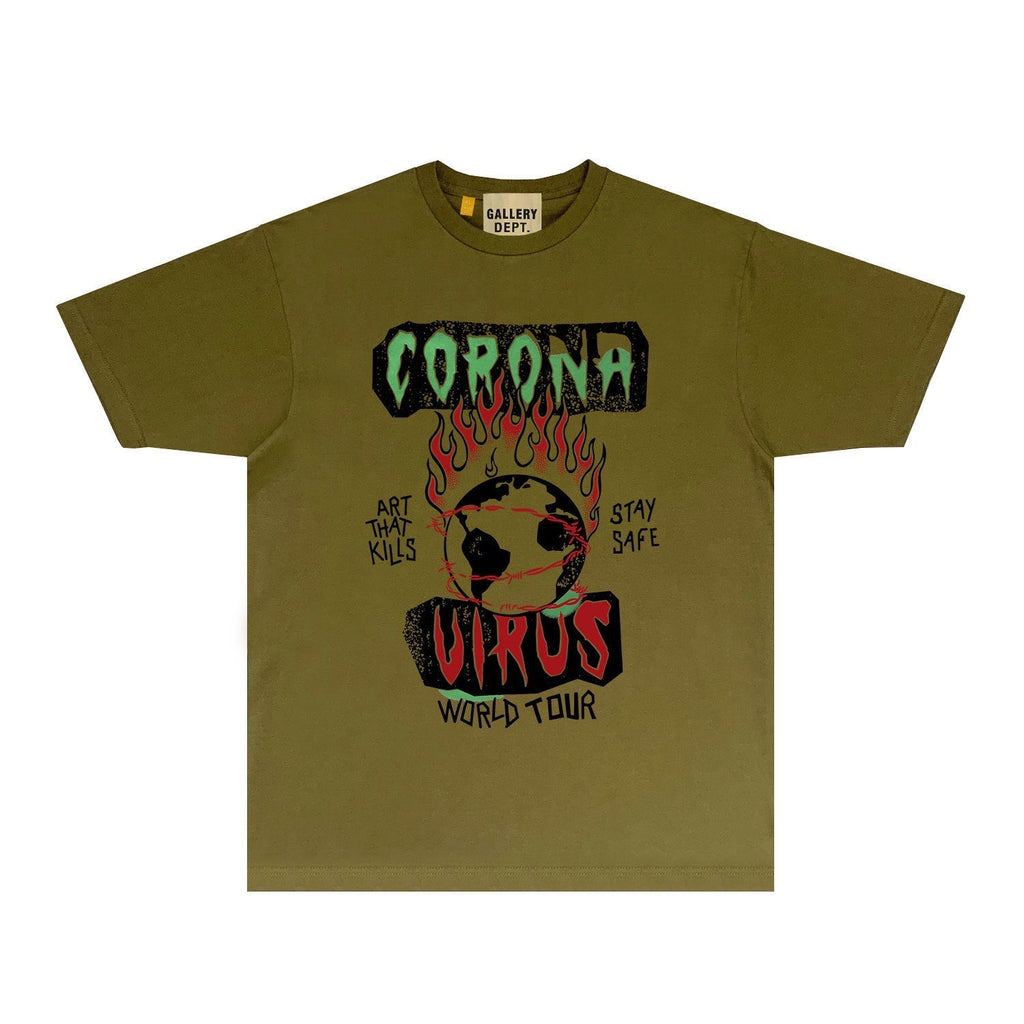 Gallery Dept T Shirts European And American Tee Shirt Short Sleeve T-Shirt Blouse