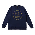 Drew House Sweatshirts Unisex Sketch Smiley Face Crew Neck Sweatshirts