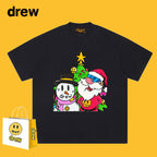 Drew T-shirts Smiley Face Printed High Street
