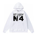 Stussy Hoodie Fall/Winter Fleece Hooded Sweater