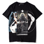 Bathing Ape T-Shirt Summer Combination of Three Virgin Shark Short Sleeve Printed T-shirt Couple Wear