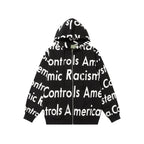 Denim Tears Hoodie Alphabet Cardigan Hooded Sweater