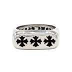 Chrome Heart Ring Cross Glossy