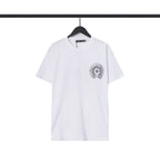 Chrome Heart T Shirts Sanskrit cross logo short-sleeved men's T-shirt
